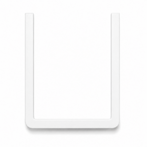 Front rozety pod syfon do szafki 200x100 mm. Estetyczna maskownica wycięcia w płycie meblowej do kuchni i łazienki.