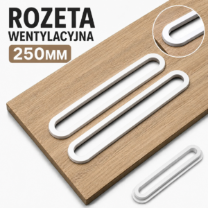 Rozeta wentylacyjna 200 mm do płyty 18 mm – zastosowanie w meblach